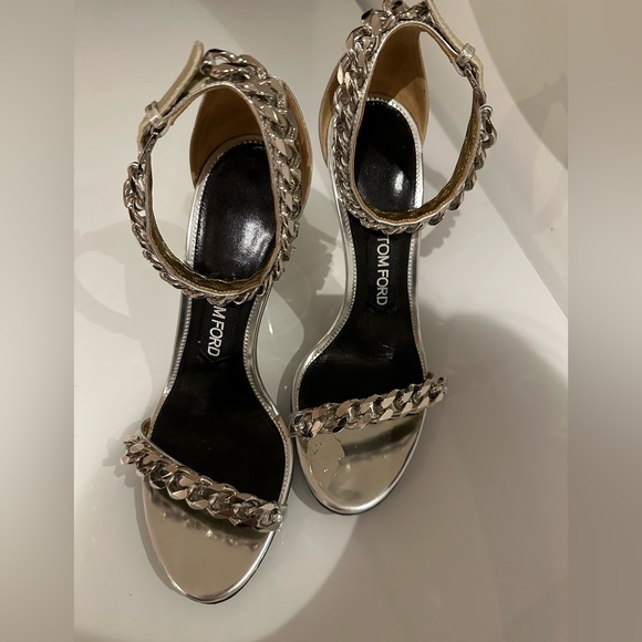 TOM FORD Chain Detail Heels - Picture 1 of 10